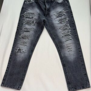 Southpole Distressed Y2K Gray Men's Jeans 34/30